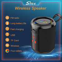 Sing-E P2 Portable Bluetooth Speaker With Loud Stereo High-Definition Surround Sound Support BT/USB/TF/FM/AUX/RGB Outdoor Campin