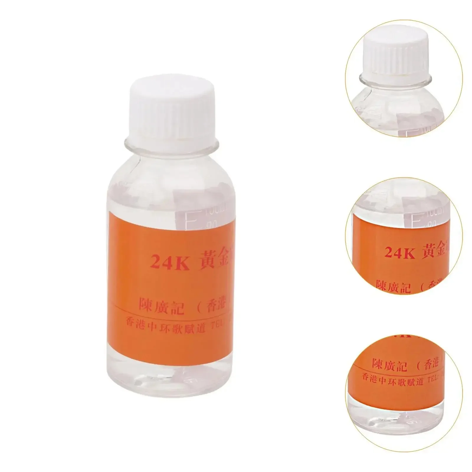 24K Gold Plating Solution Kit 100ml DIY Jewelry Electroplating Equipment for Rings Necklaces Earrings Bath Plating Tools