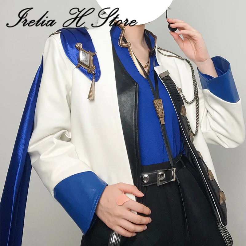 Irelia H Store FF14 مجموعة بتلر أزياء تنكرية سترة معطف السراويل لعبة #3