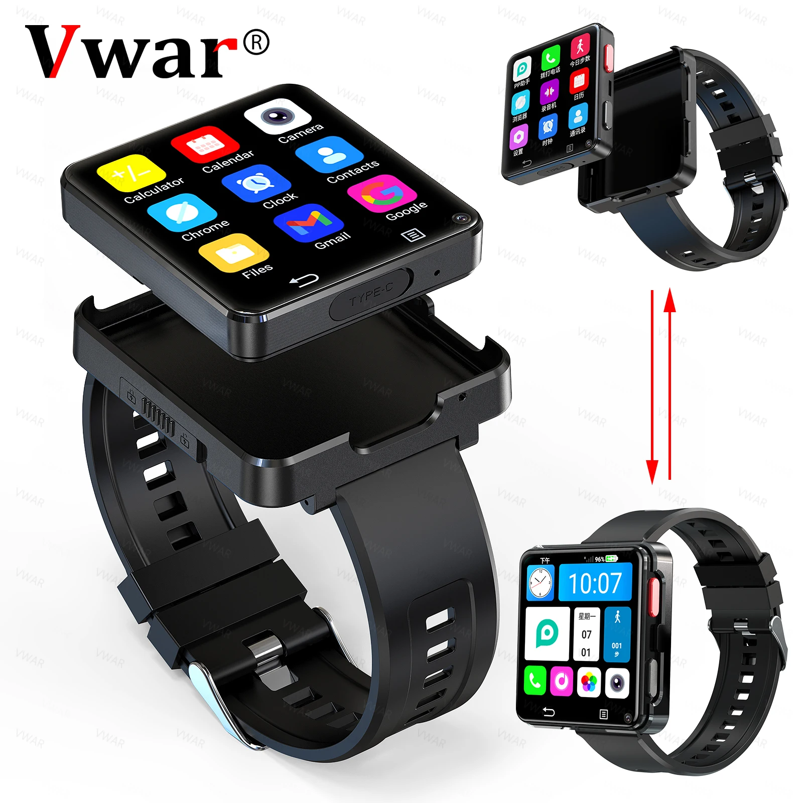 Android smartwatch with google play store best sale