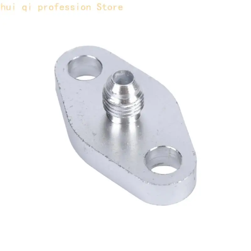 Ölzufuhradapter AN4-Aluminiumflansch mit Gewindeanschluss, Dichtung und Befestigungsschrauben für T04Ölleitungsreparatur – Detail 5