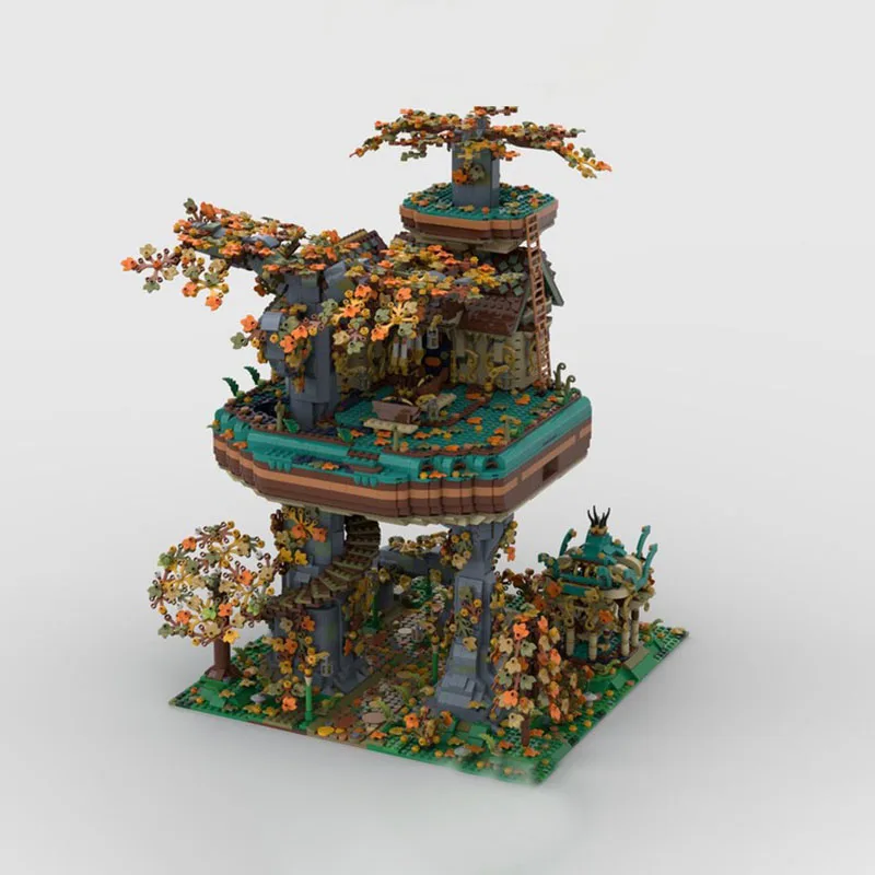 MOC Building Blocks: The Lord of the Rings Scene Model, Golden Forest Technology, Bricks Toys