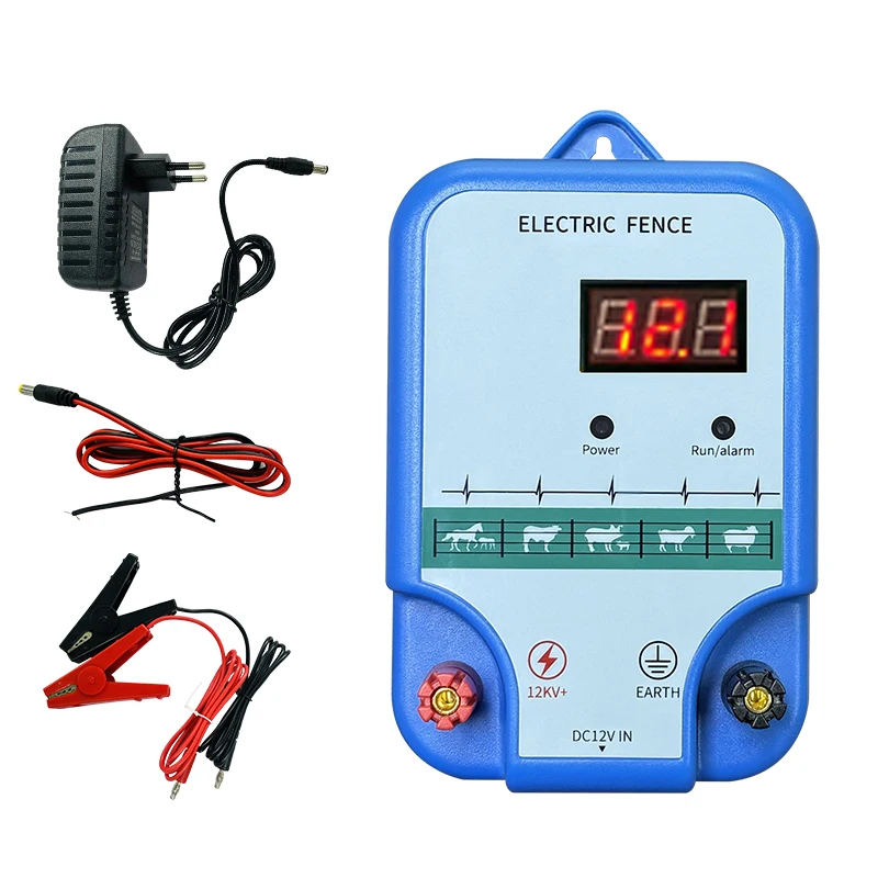 

Livestock Electric Fence Energizer, High Voltage Fence Charger, Ranch Security, Solar Energy, Anti-Wolf Fence