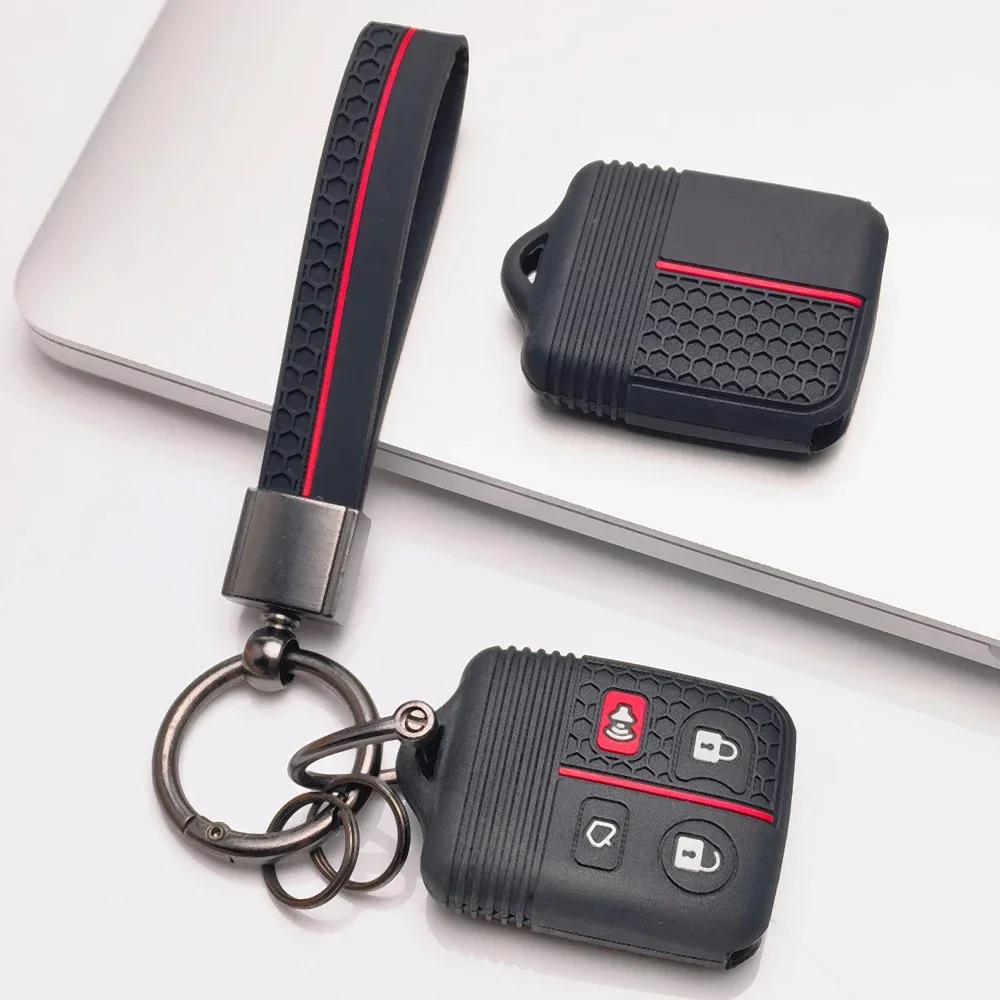 Soft Key Fob Sleeve For Ford F150 F250 F350 F450 F550 Ranger Explorer Expedition Edge Escape Mustang Fusion Ecosport Mondeo