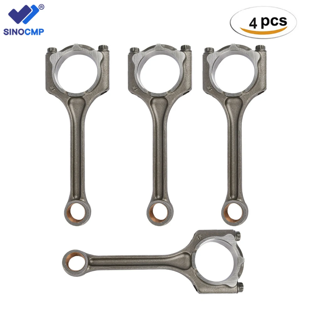 4pcs OEM CONNECTING ROD 23510-2E101 For 12-16 HYUNDAI ELANTRA 14-15 KIA FORTE 1.8L 235102E101 23510 2E101