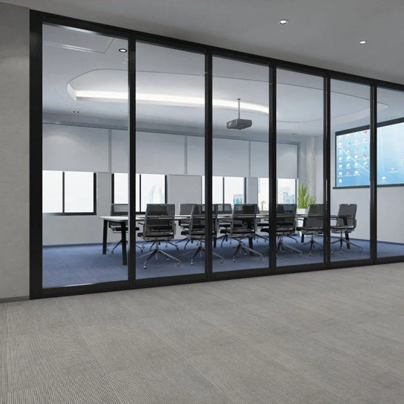 

Современный дизайн, раздвижные двери для патио с двойной глазурью, низкого Э, наружная изоляция, алюминиевый сплав, водонепроницаемая отделка