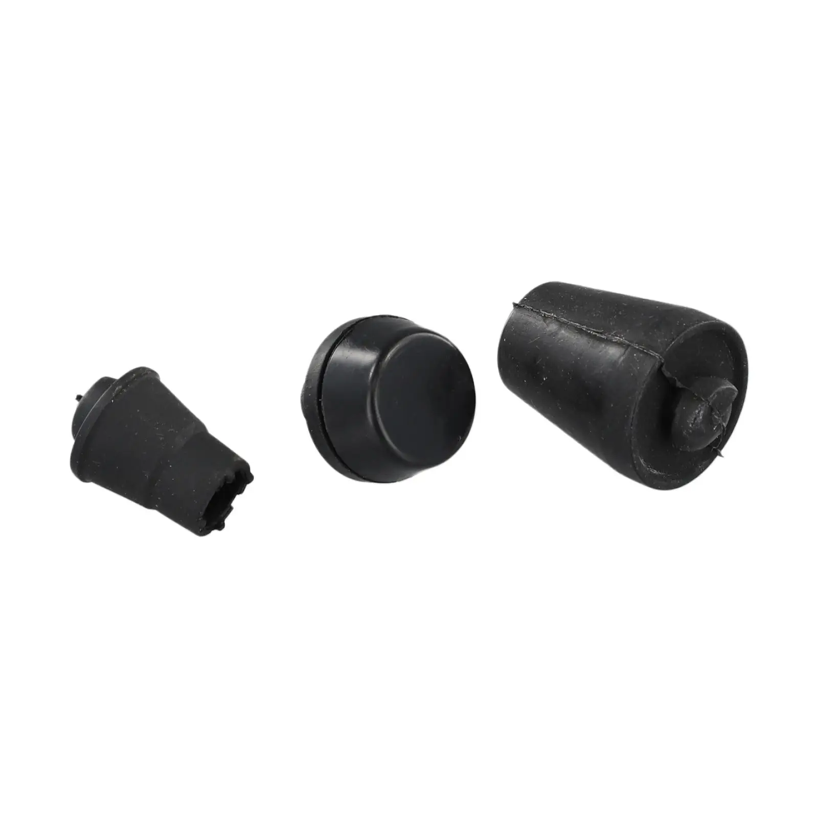Teile Dämpfung Pad Für Toyota Prado LC120 Hinten Heckklappe Gummi 2003-2009 3PCS Zubehör Dämpfung Granulat Pad