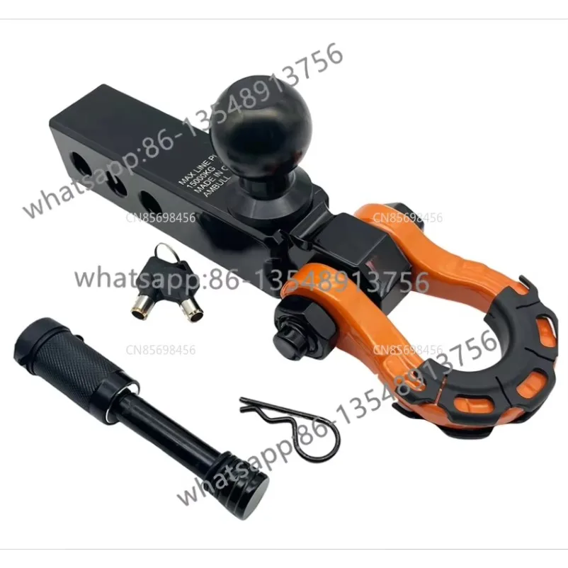 Aluminum Trailer Hitch Ball Shackle Tow Arm for RV Car Modification Accessories
