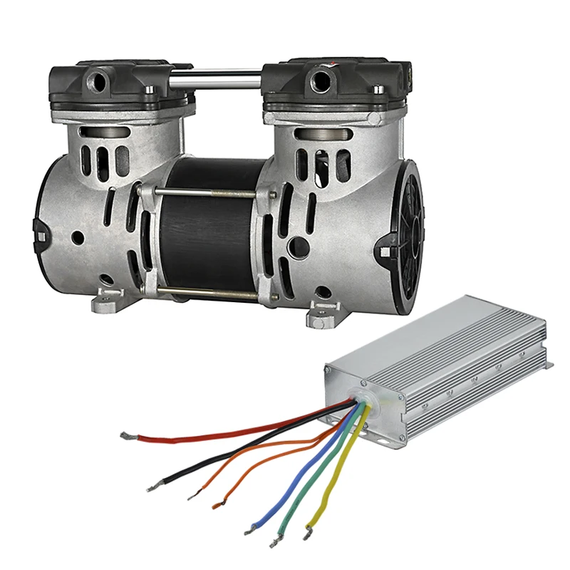 DC12V /24V /48V electric oil free piston air compressor motor DC brushless air compressor paint compressor machine