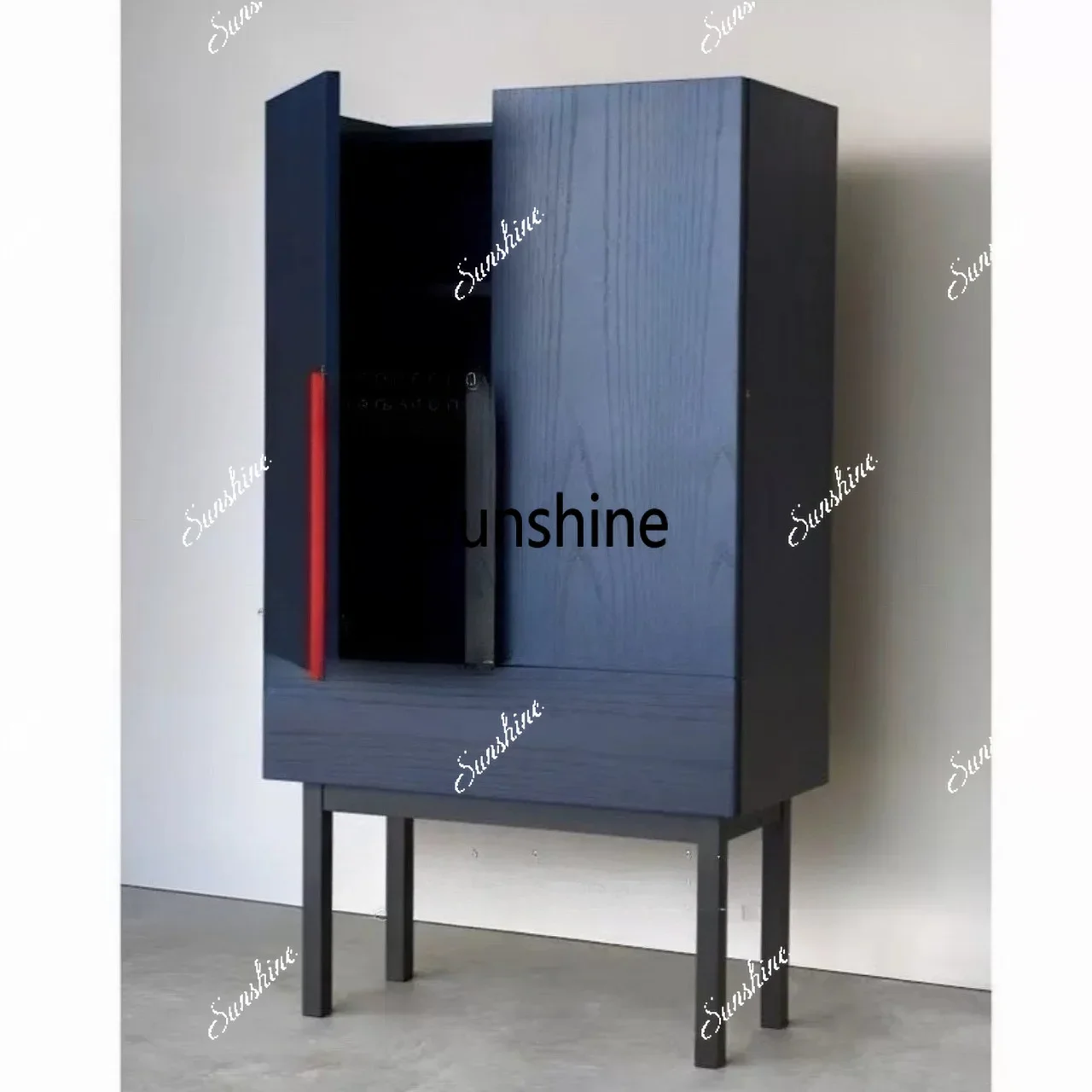 Medieval style light luxury locker living room display side cabinetTJ