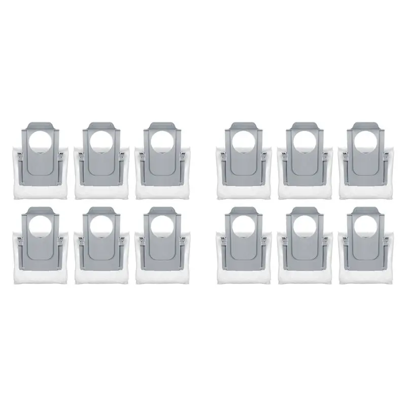 

BHBD-12PCS Dust Bag For Roborock Q Revo Maxv / Roborock P10 Pro Robot Vacuum Cleaner Replacement Parts Dust Garbage Bag