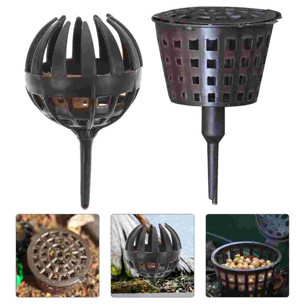 20 Pcs Box Plastic Basket Automatic Planting Holder Cover Bonsai Fertilization Container Mini Gardening