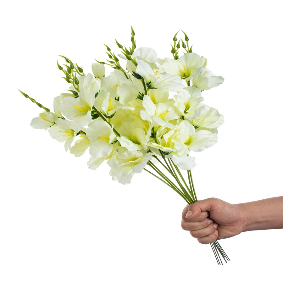 Künstliche Schmetterlingsorchidee, Hochzeitsblumen, Schlafzimmer, Zuhause, Zimmer, Hof, Tischdekoration, Zubehör, Diy-Geschenk, Brautstrauß, Hintergrund