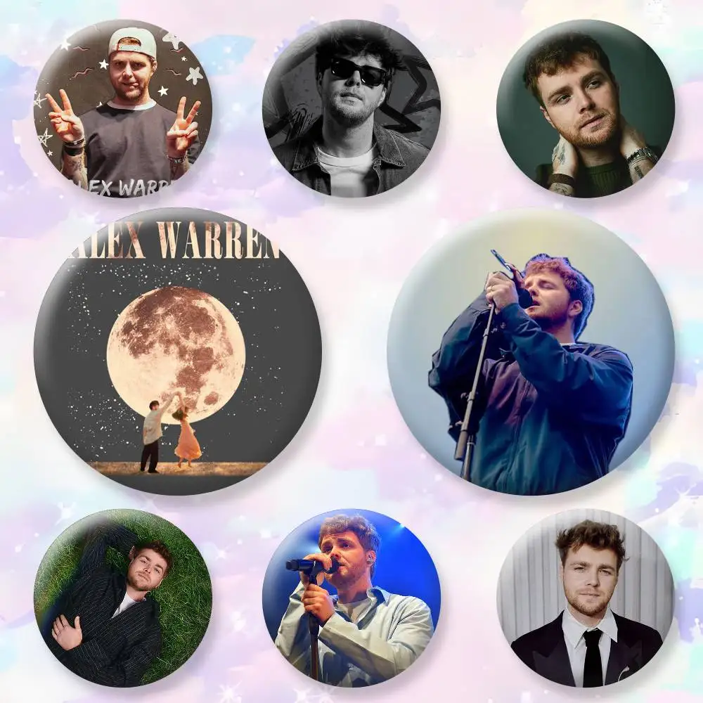 A-Alex warren ordinary Cheaper Than Therapy Badges Creative Tinplate Button PinsBrooch Badge Clothes Backpack