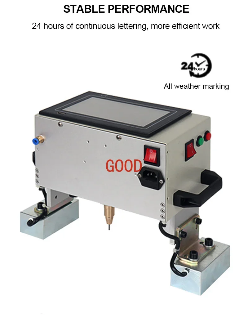 

Portable Engraving Hand-held Pneumatic Electric Pneumatic Marking Machine 200*20 100x30 140x20mm Touch Screen For Nameplate