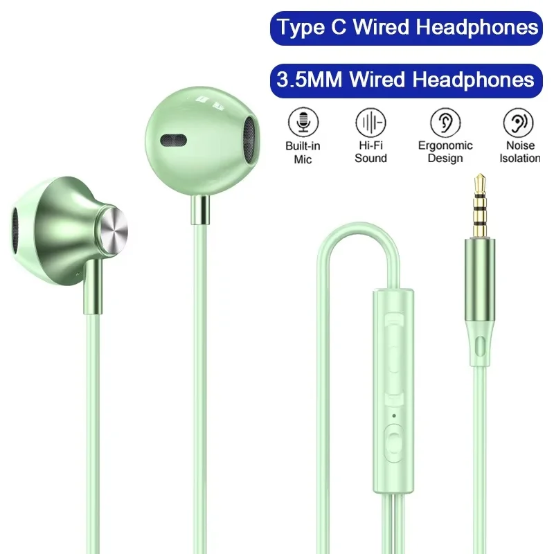 HiFi Surround Headphones Bass Stereo Sound For iPhone Xiaomi Huawei Tablet Laptop HD Microphone Sports Music Gaming Accessories