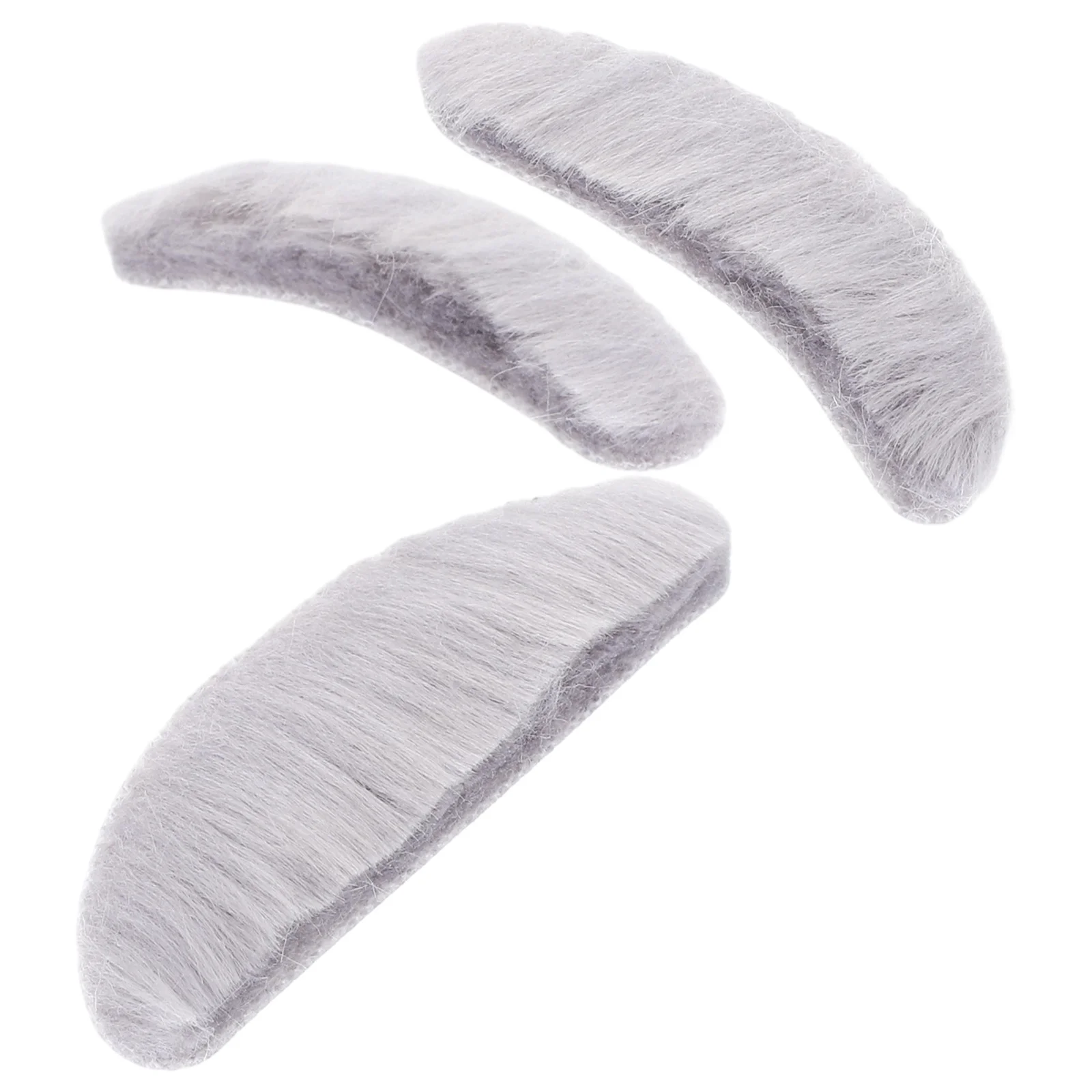 

1Set Fake Beard Eyebrow Decor Soft Comfortable Cloth Mustache Prop for Halloween Costume Party Performance Cosplay Photo