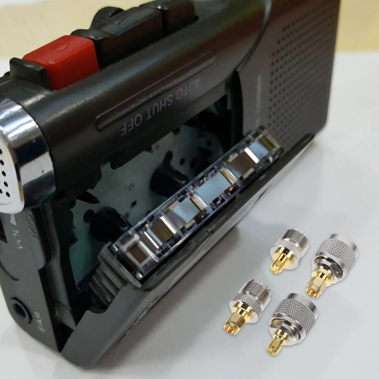 

Комплект коаксиальных разъемов-адаптеров SMA на UHF (PL259, SO239) для антенн Wi-Fi, радио, беспроводных сетей, аксессуары для радиолюбителей