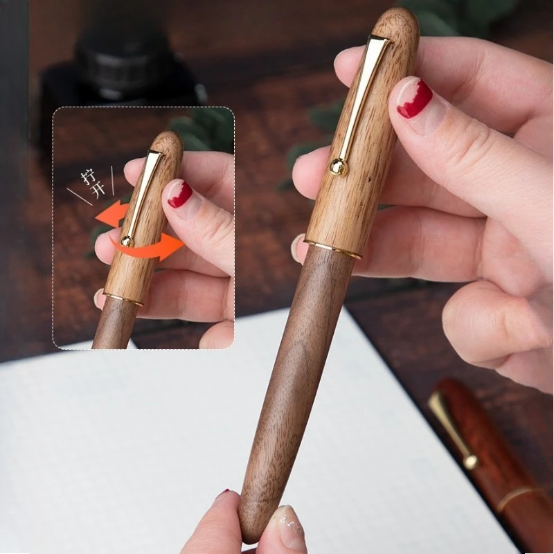 Jinhao 20 Press Retractable Fountain Pen Little Prince Tip Nib with Converter Resin Writing Gift Pen Business Office Stationery