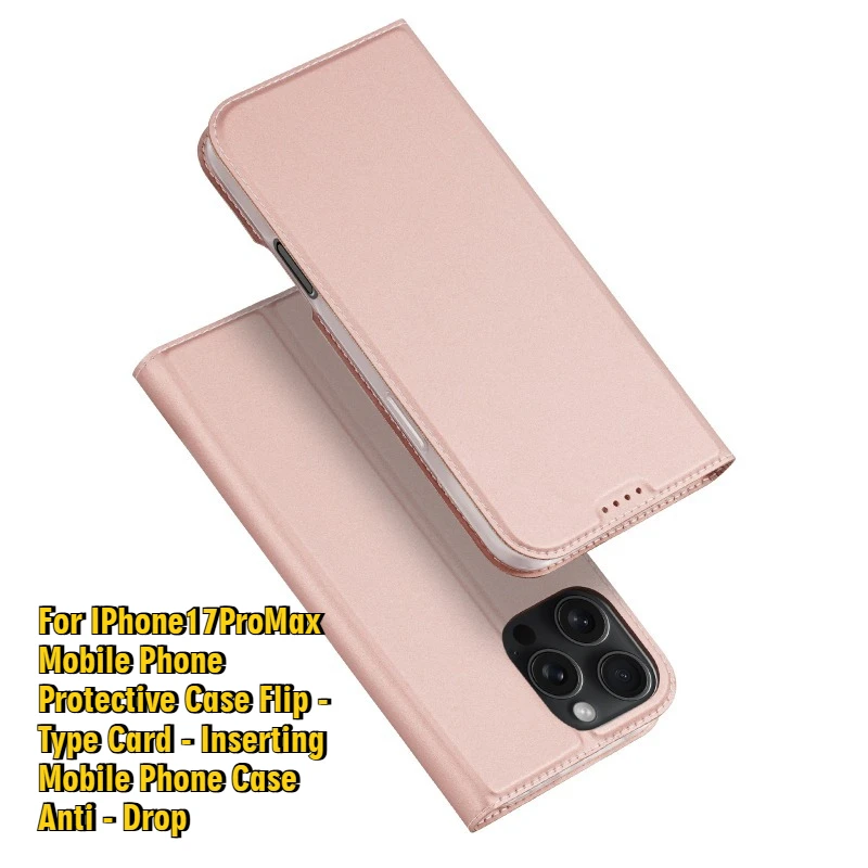 

For IPhone17ProMax Mobile Phone Protective Case Flip - Type Card - Inserting Mobile Phone Case Anti - Drop