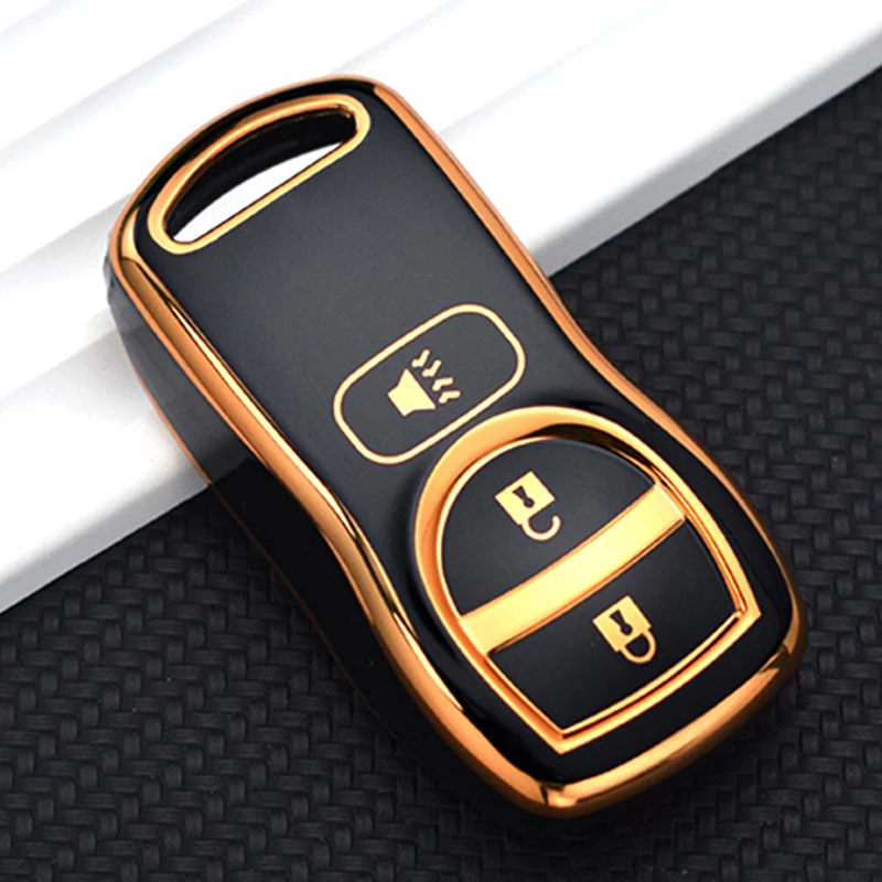 For Nissan Tiida Xtrail T30 Altima Sentra Frontier Accessories for Infiniti FX 35 QX56 JA60 TPU Remote Car Key Cover Case