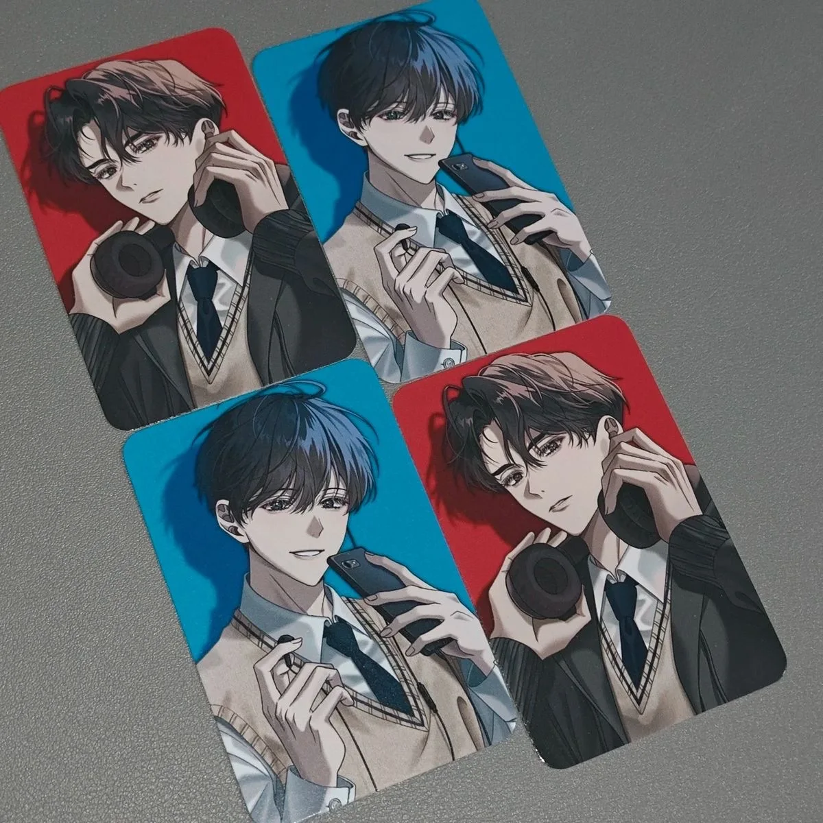Nueva perspectiva del lector de todo el conocimiento, Cosplay individual, colección de fotos de aspecto alto, tarjeta pequeña de 3 pulgadas, regalo para amigos