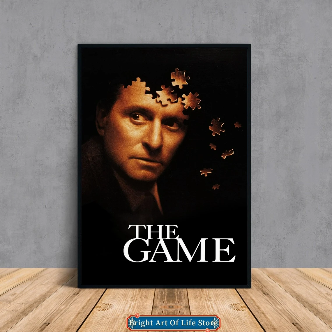 

The Game (1997) Classic Movie Poster Cover Photo Canvas Print Apartment Home Decor Wall Painting (Unframed)