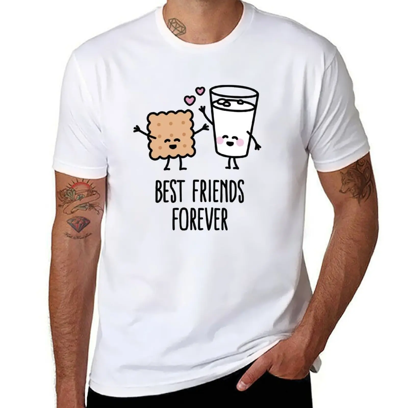 

Best Friends Forever T-Shirt man t shirts for men casual cotton t shirts man 100% T-Shirt