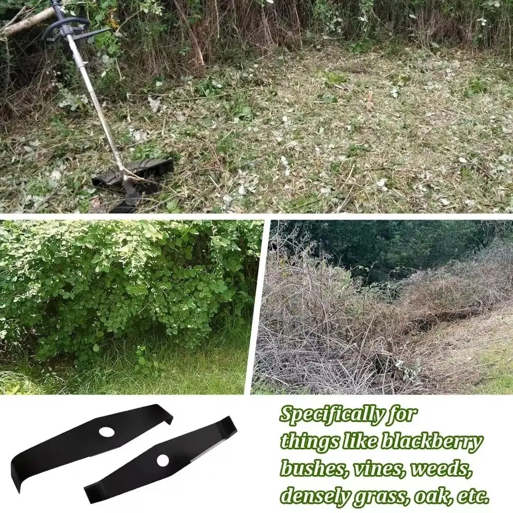 

Thickened 2T Thicken Trimmer Practical Hardened Steel Weeding Machine Cutter Smooth Surface Black Lawn Mower Cutter Brushcutter