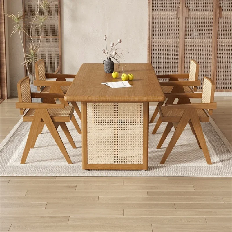 

Dinning Table Woodiness Living Room Modern Kitchen Restaurant Tables Bar Craft High Luxury Mobili Per La Casa Stool Study