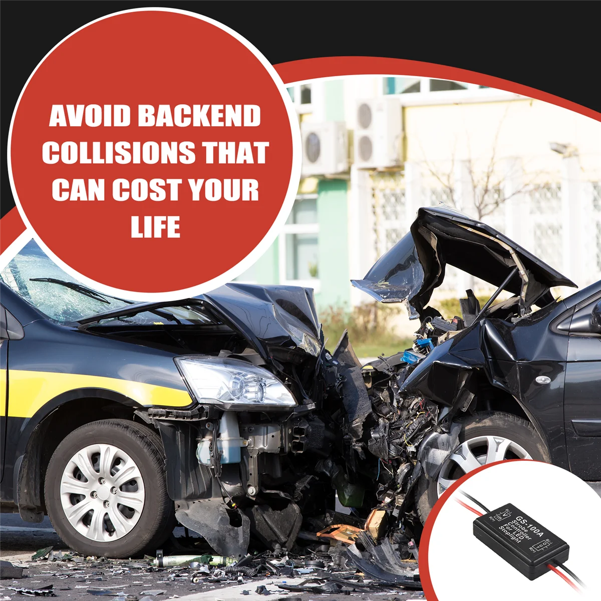 SLQZT Modulo lampeggiatore controller stroboscopico flash per fanale stop coda freno LED 12-16V