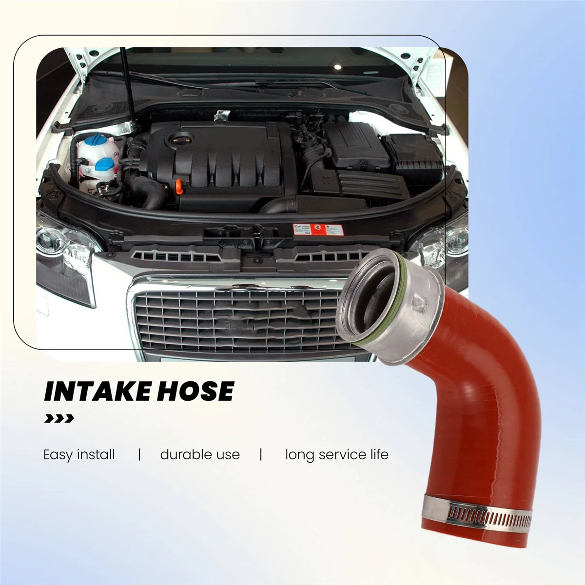 Air Intake Intercooler Turbo Hose 3C0145828K for Audi A3 SEAT SKODA VW 1.9 TDI 2.0 TDI