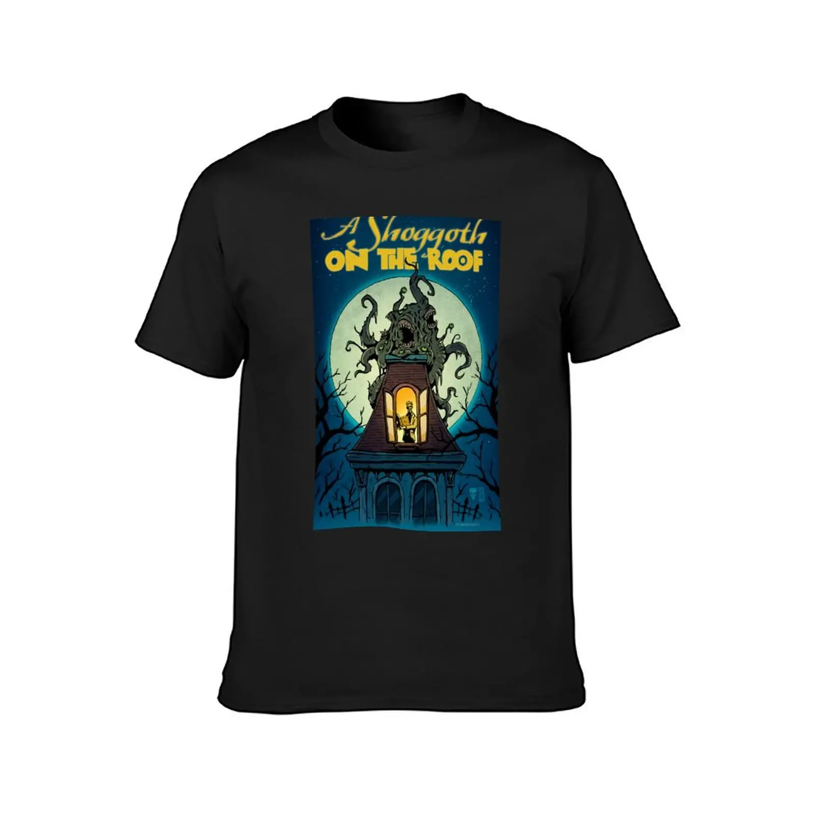 A Shoggoth on the Roof T-Shirt customizeds blacks men t shirt