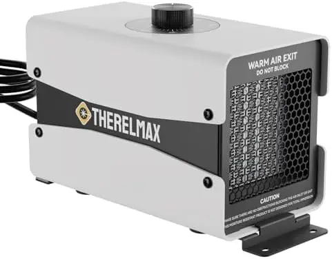 

500W PTC Boat Heater with Thermostat – Waterproof Cabin & Bilge Heater to Prevent Freezing – White