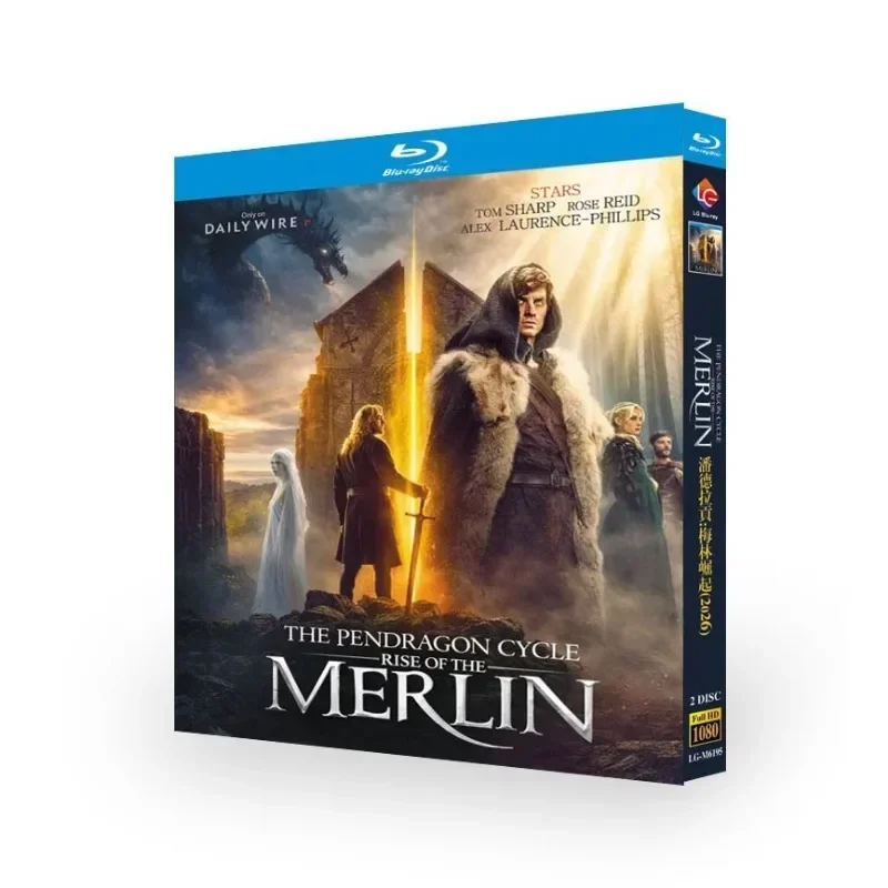 AliExpress NONE The Pendragon Cycle: Rise of the Merlin (2026) 2-Disc Blu-Ray New Sealed Box Set Blu-ray disc