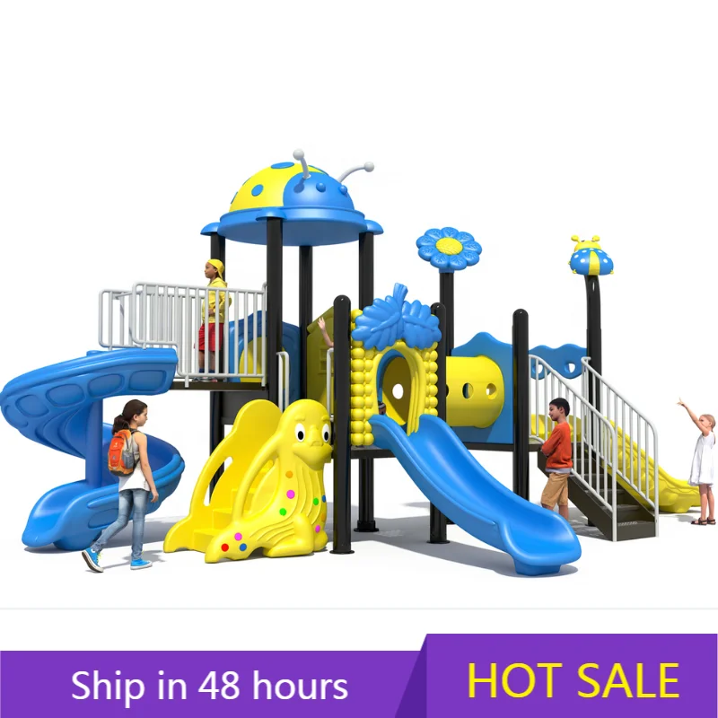 

YTYIN Outdoor Community Playground Toy Climbing and Slide Combination Equipment, Outdoor Park Amusement Equipment