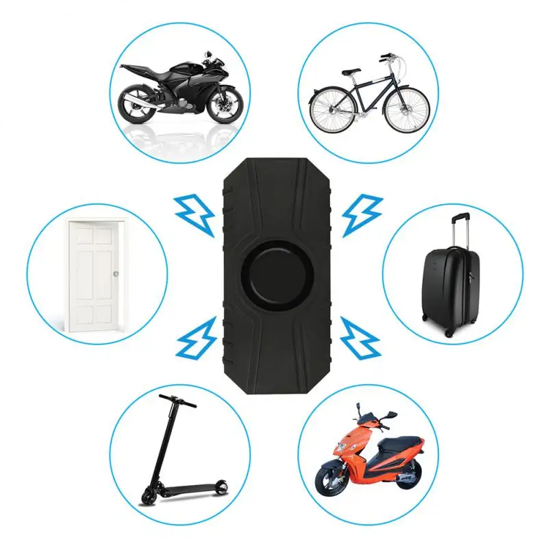Waterproof Bike Motorcycle Electric Bicycle Security Anti Lost Wireless Remote Control Vibration Detector Alarm 150dB System Kit