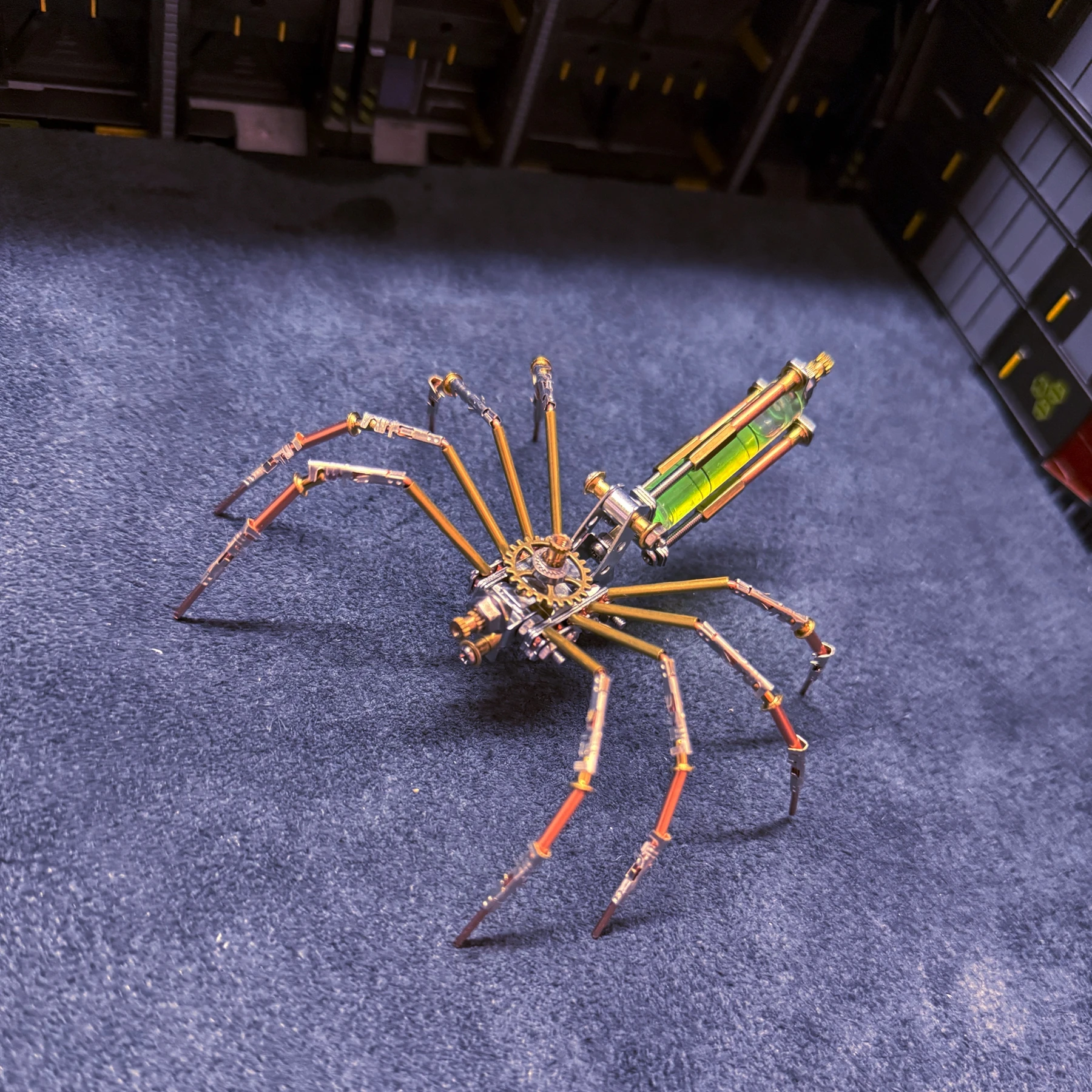 

3D DIY Металлический конструктор-головоломка «Паук» в стиле стимпанк, киберпанк, для сборки, креативный, ручной работы