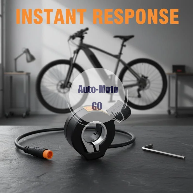 

1Pcs 130X Speed Connector Waterproof Thumb Throttle For Electric Scooter E-Bike Replacement Repair Parts