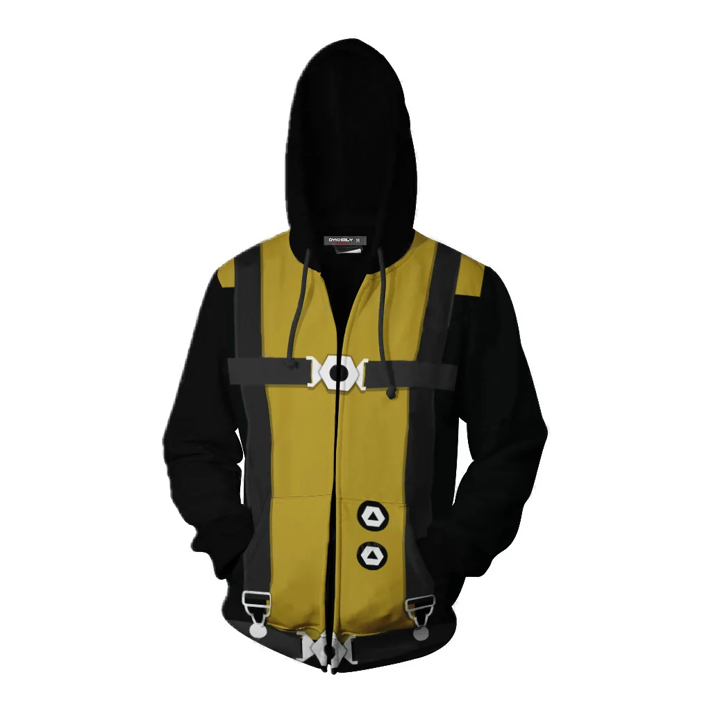 Movie X Men Hoodies Scott Summers Hooded Cyclops Wolverine Cosplay Jacket Phoenix Printing Sweatshirt Zipper Hoody Clothes Coat