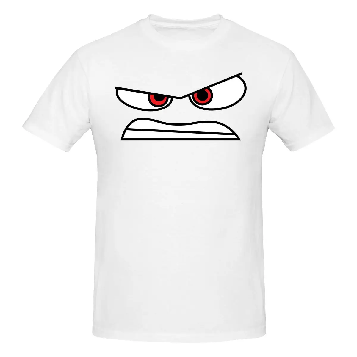 

Funny Anger (Inside Out) Version Men's Printed T-Shirt Unisex T shirtAnime Manga