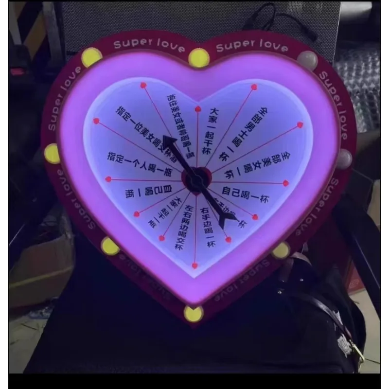 

Bar drinking luminous interactive game console props gogo parade cards KTV drinking lottery trick turntable