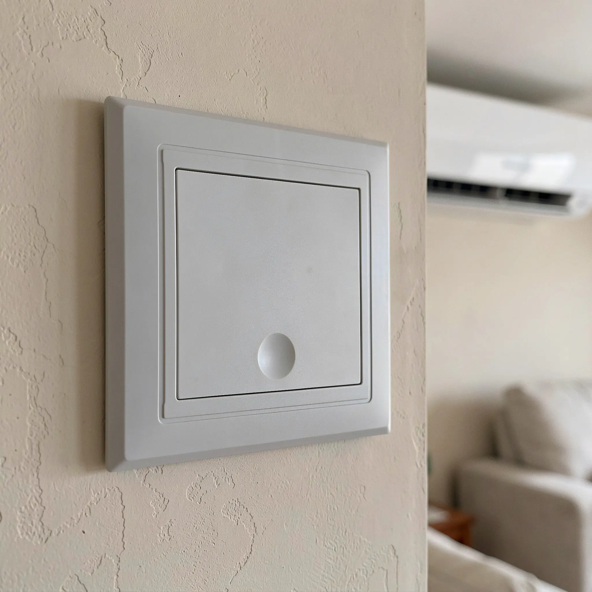 Plastic Access Panel 8x8 Press-Open Self-Adhesive Inspection Cover Wall Access Cover Plate Plumbing Maintenance Panel