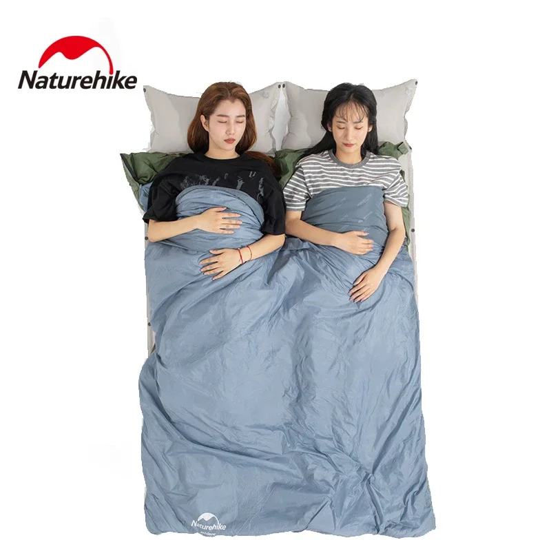 Naturehike LW180 Camping Sleeping Bag Ultralight Spring Summer Cotton Sleeping Bag for Single Couple Tourist Hiking Waterproof