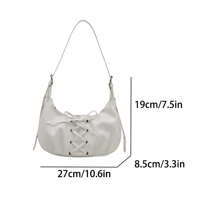 String Bow Women New Temperament Sweet Cool Large Capacity Trend Crossbody Shoulder Bag