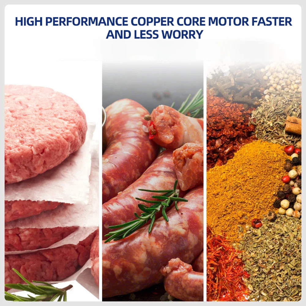 Commercial Meat Chopper Mincer Large Power Electric Meat Grinder Food Crusher Processors Sausage Stuffer Tritatutto