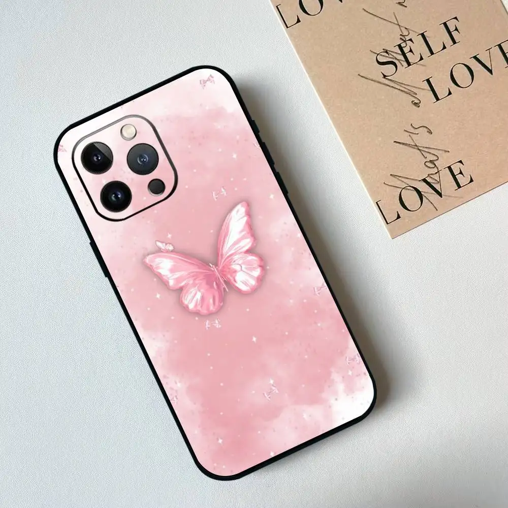 Minimalist 3D Liquid Butterfly Art  Phone Case Silicone Soft For IPhone 17 16 15 14 13 12 11 X XR Plus Pro Max Plus