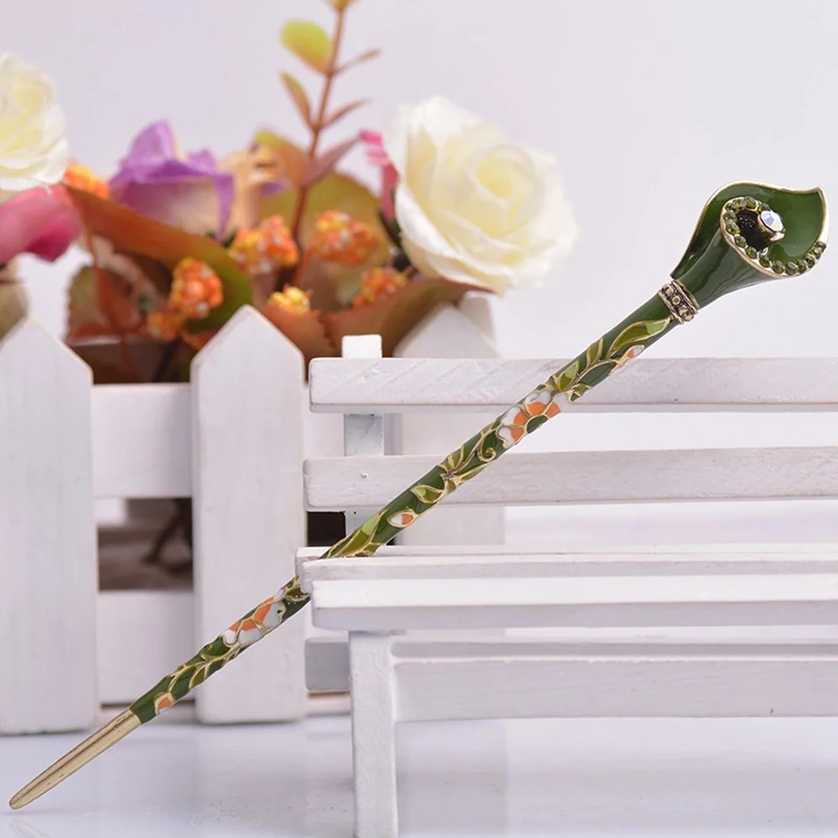 Винтажные цветные палочки для еды для волос, декоративная заколка для волос, женская прическа, модная вечеринка, повседневная одежда