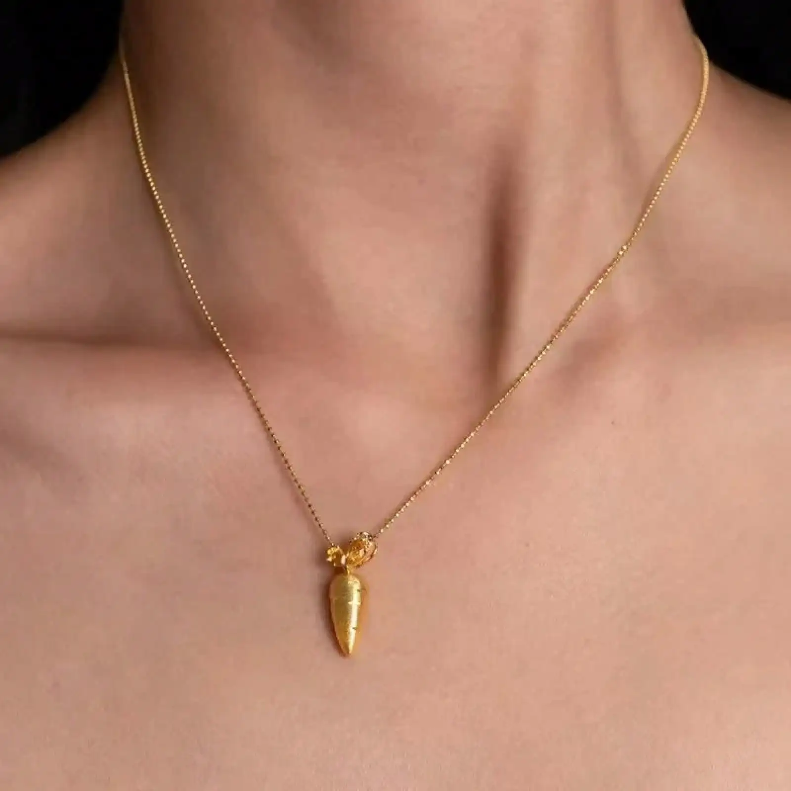 

Carrot Collar Chain, Suitable For Daily Wearing , Fashionable Temperament Girly Heart