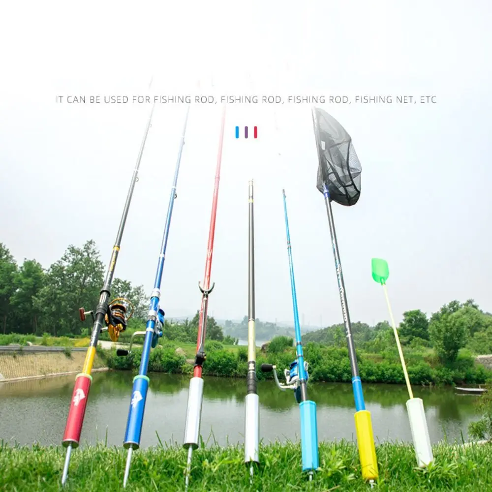 

Metal Fishing Rod Holder Ground Insertion Portable Sea Rod Bracket Non-Deformed Durable Fishing Rod Socket Fishing Rod